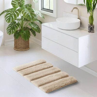 Madison Park Tufted Pearl Channel Rug in Wheat, 17x24" MP72-5102