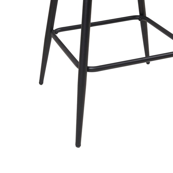 INK+IVY Adams Faux Leather Swivel Counter Stool in Grey, One Size II104-0481 - Image 5