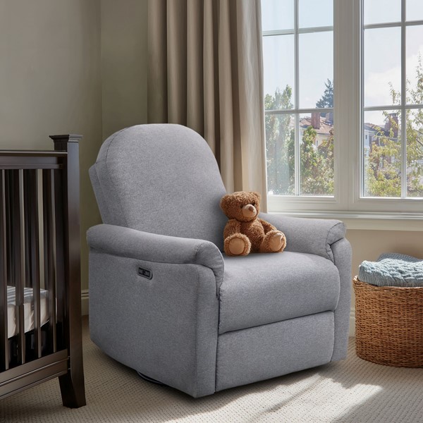 Madison Park Elio 3 in1 Power Recliner in Light Grey, One Size MP103-1296 - Image 7