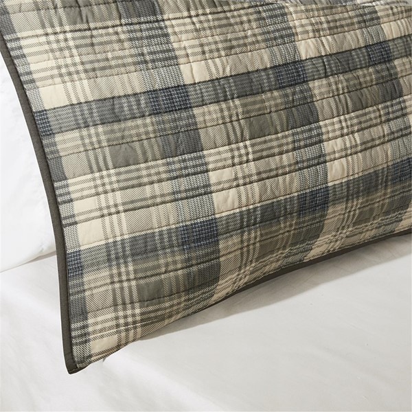 Woolrich Tasha 100% Cotton Oversized Quilt Mini Set in Tan, Full/Queen WR14-1787 - Image 3