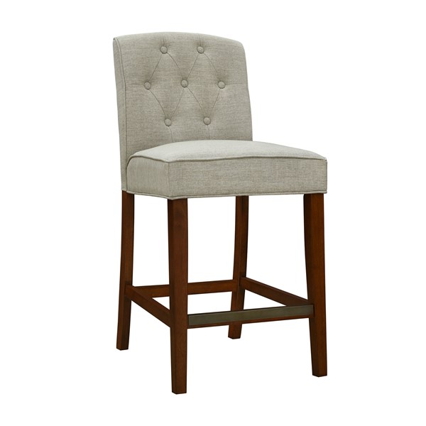 Madison Park Marian Tufted Counter Stool in Tan, One Size FPF20-0395 - Image 5