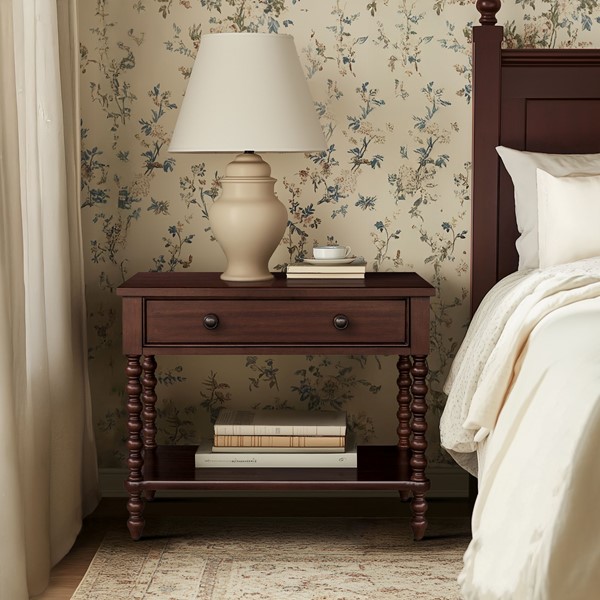 Madison Park Signature Beckett Large Nightstand in Morocco Brown, One Size MPS136-0340 - Image 6