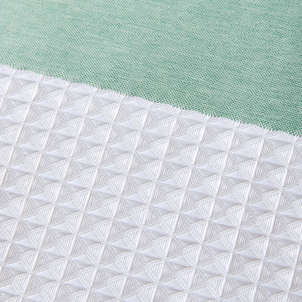 Madison Park Spa Waffle Shower Curtain with 3M Treatment in Aqua, 72x72" MP70-1485 - Image 2