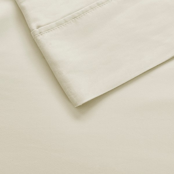 Madison Park 1000 Thread Count HeiQ Smart Temperature Cotton Blend 4 PC Sheet Set in Ivory, King MP20-8941 - Image 3