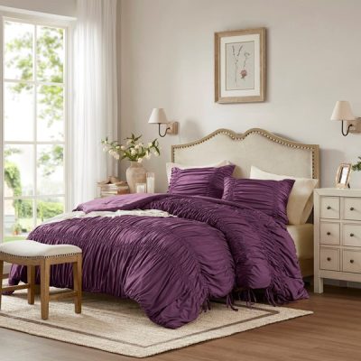 510 Design Mia Comforter Set in Purple, Queen 5DS10-0309