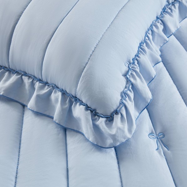 Intelligent Design Liv Quilt Set in Blue, Full/Queen ID13-2521 - Image 4