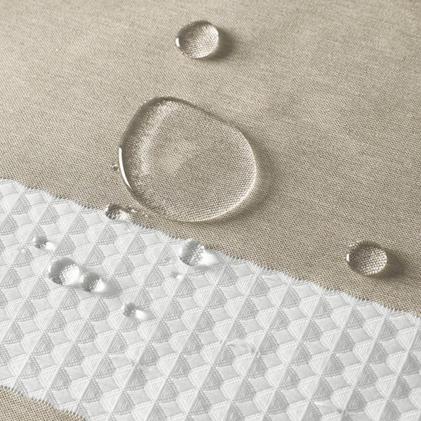 Madison Park Spa Waffle Shower Curtain with 3M Treatment in Taupe, 54x78" MP70-4977 - Image 2