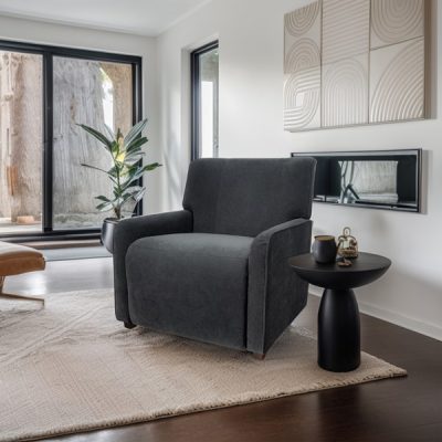 Chapel Hill Kennedy Recliner in Grey, One Size CH103-0008