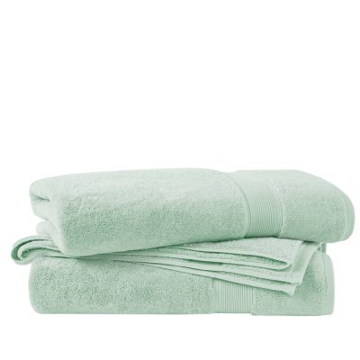 Madison Park Signature 800GSM 100% Cotton Bath Sheet 2 Piece Set in Seafoam, 34x68" - 2PK MPS73-528