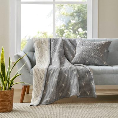 Woolrich Keystone Bedding Collection in Grey, 50x70" WR50-4085