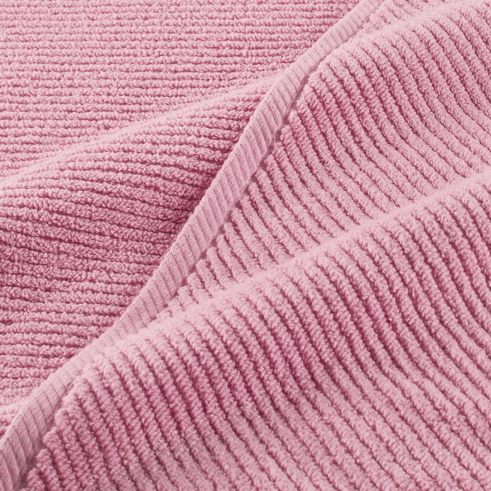 Madison Park Diagonal Ribbed in Pink, 4-Piece MP73-8875 - Image 4
