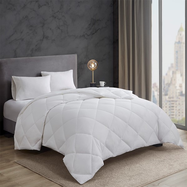 Sleep Philosophy Maximum Warmth Cotton Down Alternative Featherless Comforter in White, King BASI10-0298 - Image 3