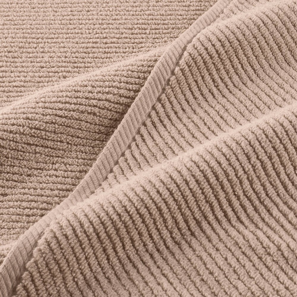 Madison Park Diagonal Ribbed in Beige, 4-Piece MP73-8871 - Image 5