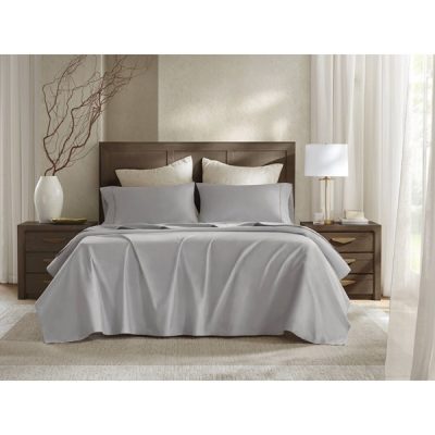 Harbor House 100% Egyptian Cotton Sateen Sheet Set in Gray, King HHD20-1968