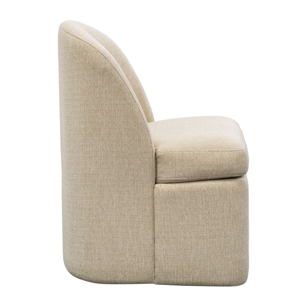 INK+IVY Lyra Dining Chair with castors in Taupe, One Size II108-0611 - Image 6
