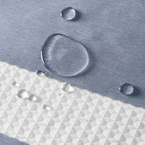 Madison Park Spa Waffle Shower Curtain with 3M Treatment in Dark Blue, 72x84" MP70-8456 - Image 3