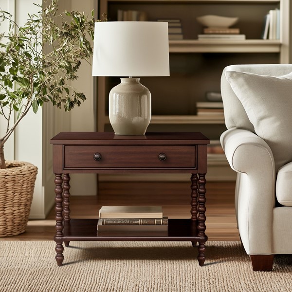 Madison Park Signature Beckett Large Nightstand in Morocco Brown, One Size MPS136-0340 - Image 5