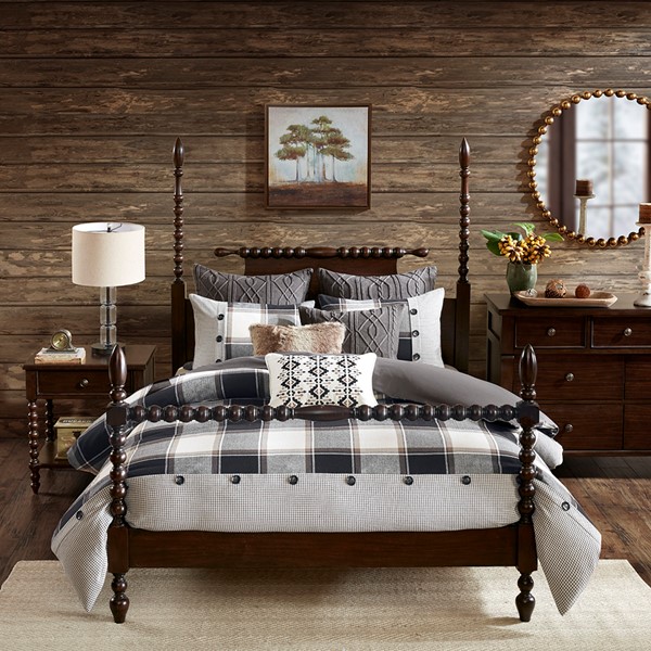 Madison Park Signature Urban Cabin Cotton Jacquard Comforter Set in Brown, Queen MPS10-345 - Image 5