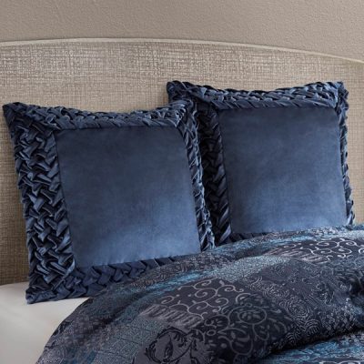 Croscill Classics Galleria Euro sham in Navy, 26x26" CCL11-0078