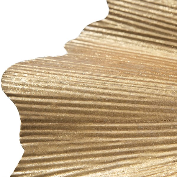 Madison Park Faye Gold Foil Metal Ginkgo Leaf Wall Decor in Gold, One Size MT167-0023 - Image 5