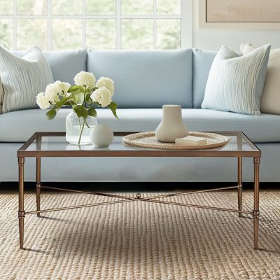 Madison Park Signature Porter Rectangle Coffee Table in Bronze, One Size MPS120-0050