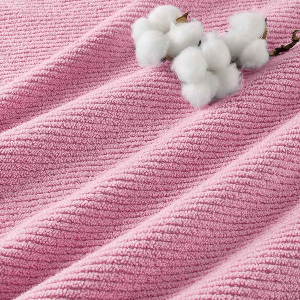 Madison Park Diagonal Ribbed in Pink, 4-Piece MP73-8875 - Image 6