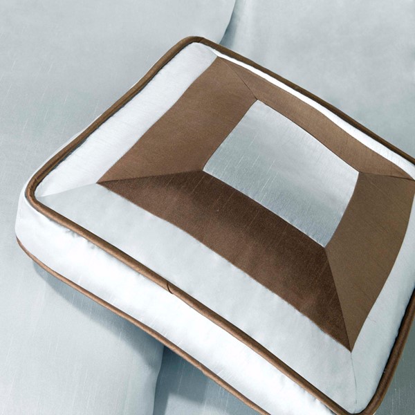 Madison Park Genevieve 7 Piece Comforter Set in Blue, Cal King MP10-282 - Image 6