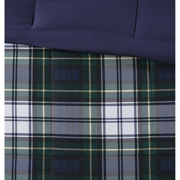 Madison Park Essentials Parkston 3M Scotchgard Down Alternative All Season Comforter Set in Navy, King/Cal King BASI10-0244 - Image 2
