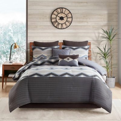 Woolrich Bitter Creek Oversized Comforter Set in Blue, Queen WR10-4111
