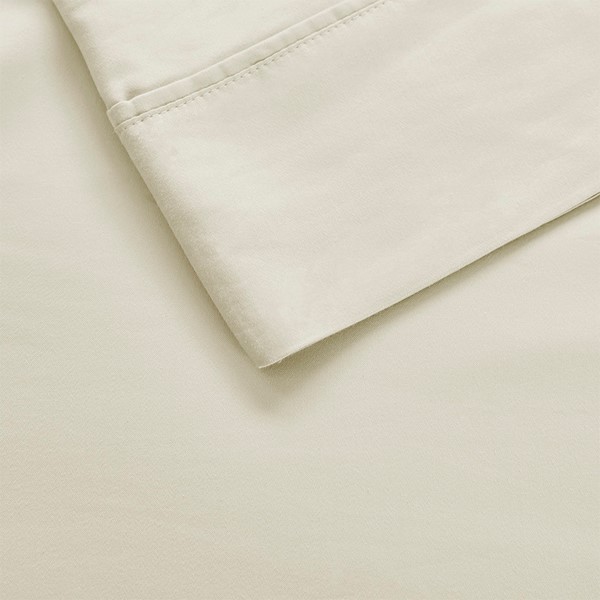 Beautyrest 1000 Thread Count HeiQ Smart Temperature Cotton Blend 4 PC Sheet Set in Ivory, Full BR20-1883 - Image 2