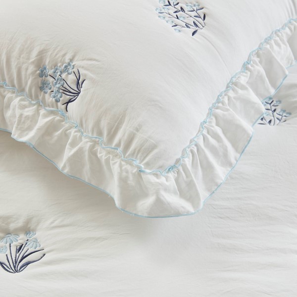 Intelligent Design Aglaia Quilt Set in Blue, Twin/Twin XL ID13-2514 - Image 2