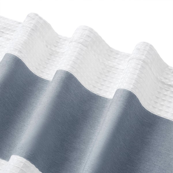 Madison Park Spa Waffle Shower Curtain with 3M Treatment in Dark Blue, 72x84" MP70-8456 - Image 6