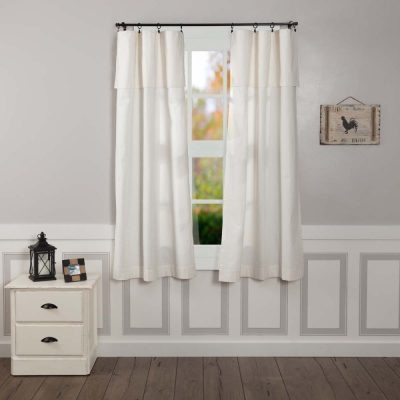 Silo Hill Short Panel with Attached Valance Set of 2 63Lx36W