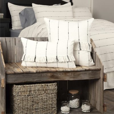 Farmcloth Stripe Pillow Cover 20Lx20W