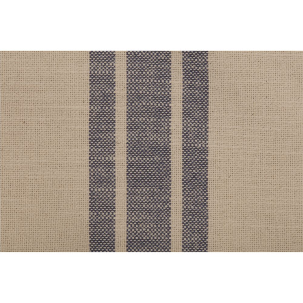 Market Place Blue Grain Sack Stripe Queen Duvet 92Lx92W - Image 3