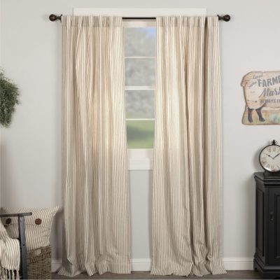 Katie's Vintage Stripe Panel Set of 2 84Lx40W