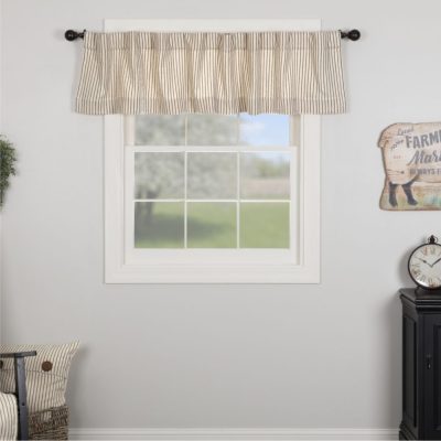 Katie's Vintage Stripe Valance 16Lx72W