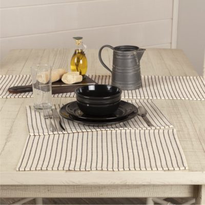 Katie's Vintage Stripe Placemat Set of 4 18Lx12W