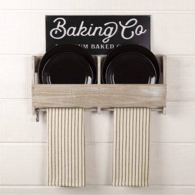 Katie's Vintage Stripe Tea Towel Set of 2 28Lx19W