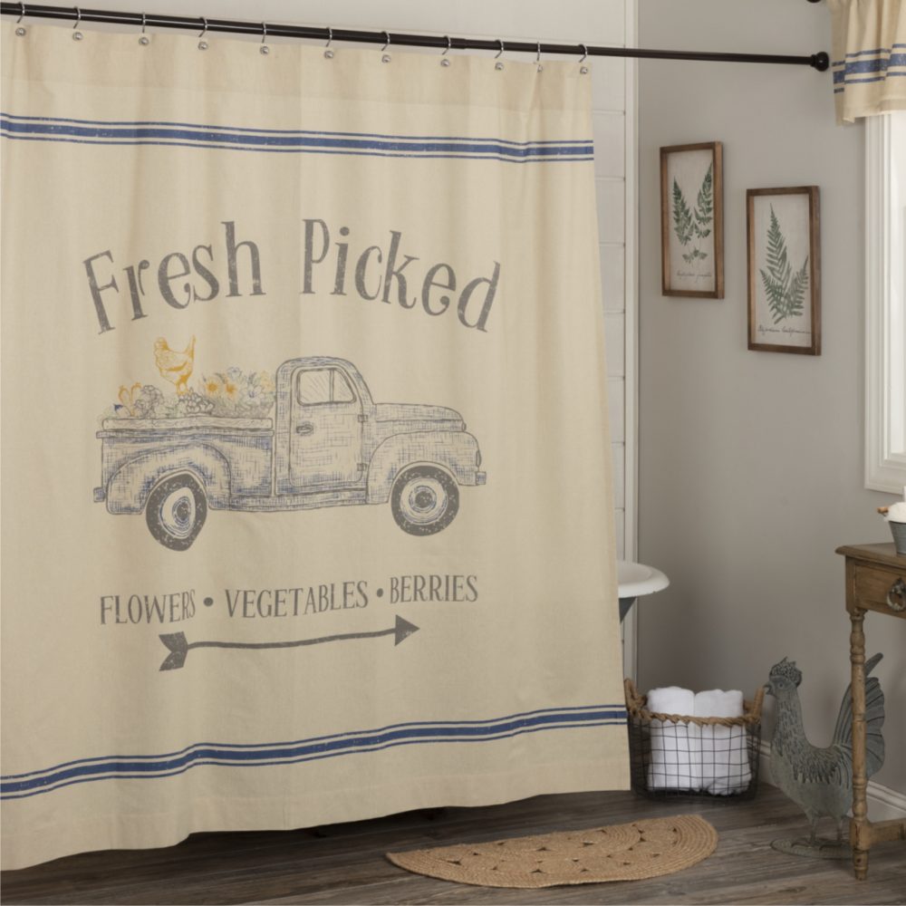 Fresh Picked Shower Curtain 72Lx72W