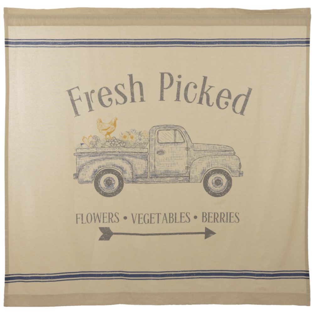 Fresh Picked Shower Curtain 72Lx72W - Image 2
