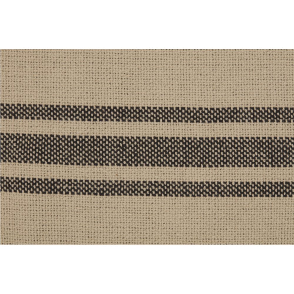 Mill House Stripe Black Twin Coverlet 90Lx70W - Image 3