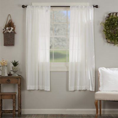 Emily Short Panel Set of 2 63Lx36W