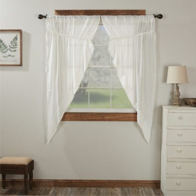 Kathryn Prairie Curtain Set of 2 63Lx36Wx18