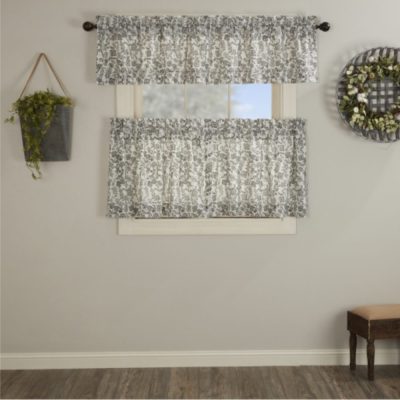 Gray Gables Floral Tier Set of 2 24Lx36W