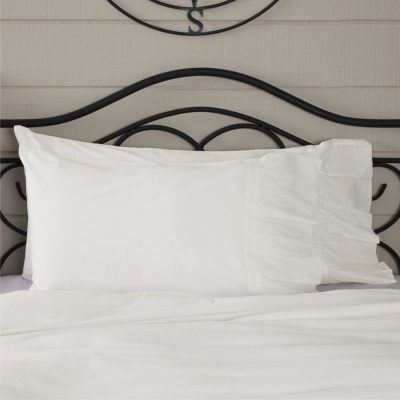 Elizabeth Ruffled Standard Sham Set of 2 27Lx21W+8