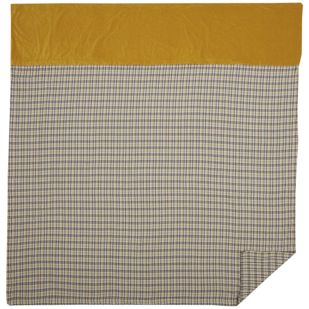 Morning Meadow Plaid Queen Duvet Cover 92Lx92W - Image 2