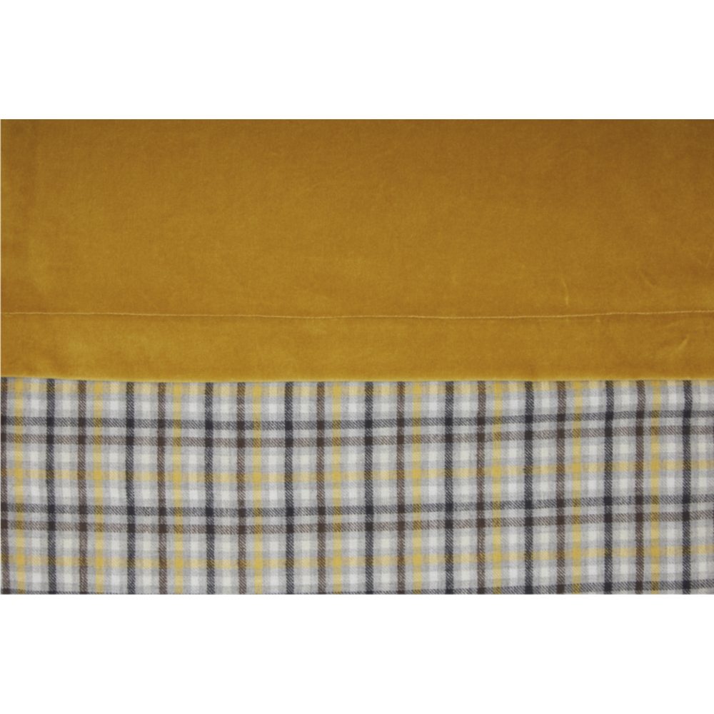 Morning Meadow Plaid Queen Duvet Cover 92Lx92W - Image 3