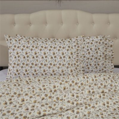 Morning Meadow Floral King Pillow Case Set of 2 37Lx21W+5