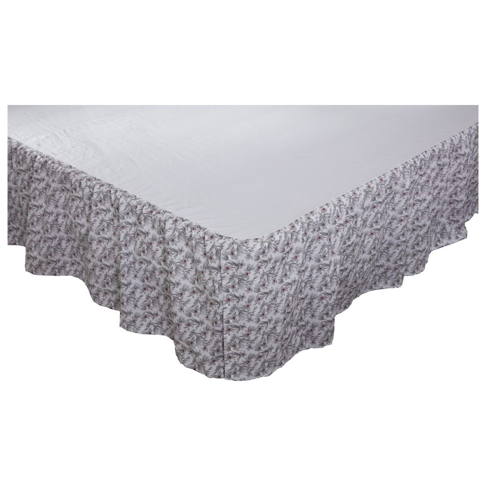 Twilight Floral King Bed Skirt 80Lx78Wx16 - Image 2